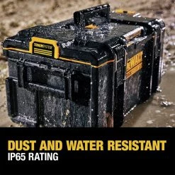 Dewalt DWST08300 14-3/4 In. X 21-3/4 In. X 12-3/8 In. ToughSystem 2.0 Tool Box - Large, Black -Dewalt Sales 2022 dewndwst08300 j