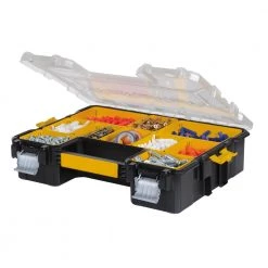 Dewalt DWST14825 14 In. X 17-1/2 In. X 4-1/2 In. Deep Pro Organizer With Metal Latch - Yellow/Clear/Black -Dewalt Sales 2022 dewndwst14825 c