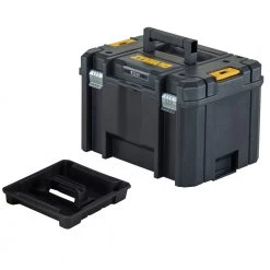 Dewalt DWST17806 13 In. X 17-1/4 In. X 11-7/8 In. TSTAK VI Deep Storage Box With Flat Top - Black -Dewalt Sales 2022 dewndwst17806 e