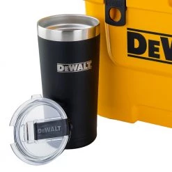 Dewalt DXC1002B 10 Quart Roto-Molded Lunchbox Cooler/ 20 Oz. Black Tumbler Combo -Dewalt Sales 2022 dewndxc1002b d