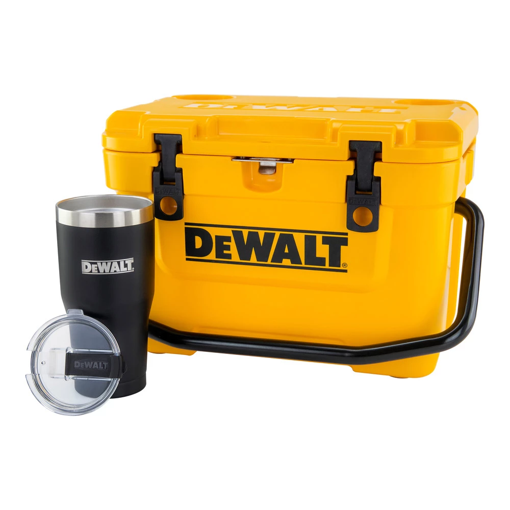 Dewalt DXC1003B 10 Quart Roto-Molded Lunchbox Cooler And 30 Oz. Black Tumbler Combo 2 Dewalt DXC1003B 10 Quart Roto-Molded Lunchbox Cooler And 30 Oz. Black Tumbler Combo - Image 2