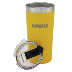 Dewalt DXC20OZTYS 20 Oz. Yellow Powder Coated Tumbler -Dewalt Sales 2022 dewndxc20oztys b