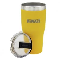 Dewalt DXC30OZTYS 30 Oz. Yellow Powder Coated Tumbler -Dewalt Sales 2022 dewndxc30oztys b