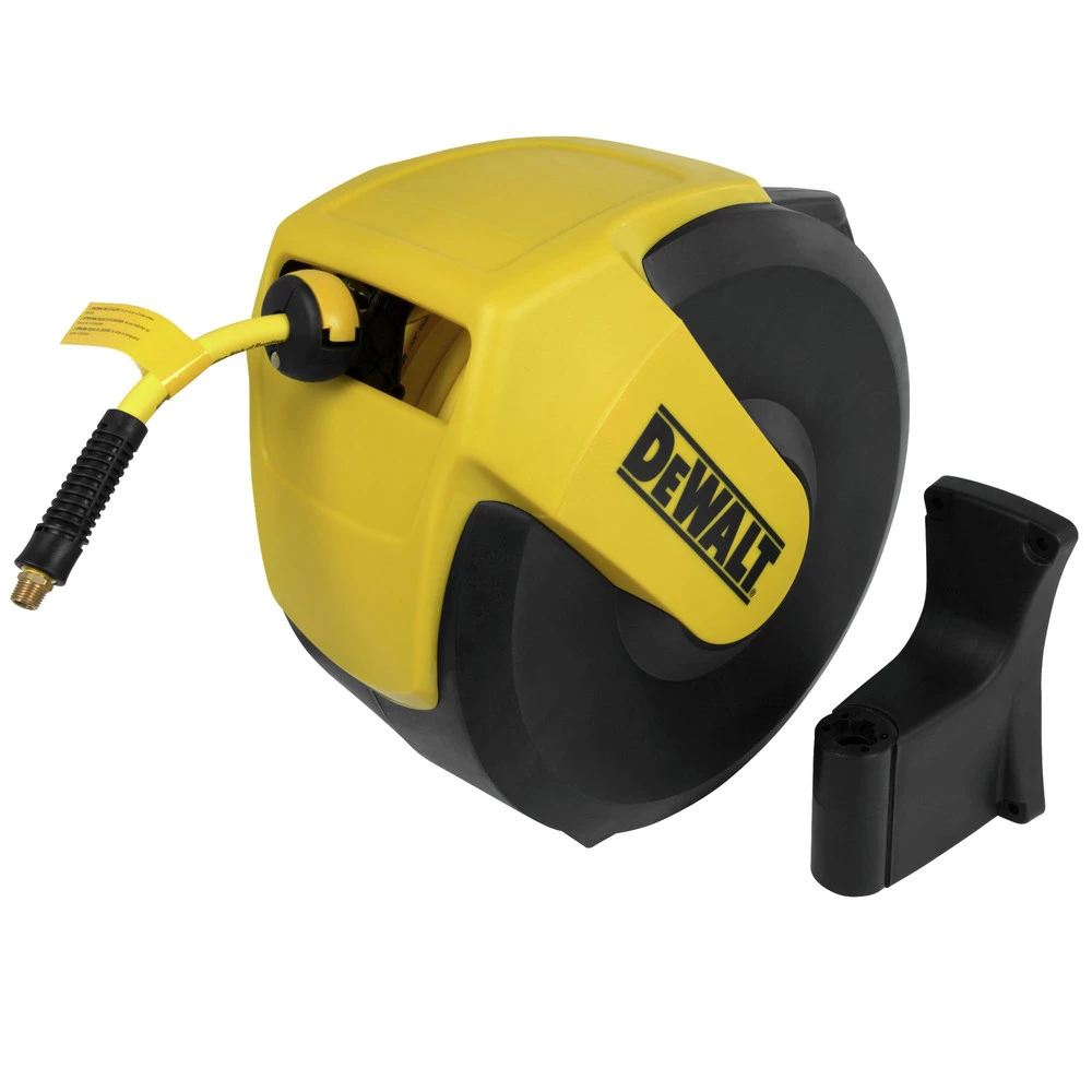 Dewalt DXCM024-0345 3/8 In. X 50 Ft. Enclosed Air Hose Reel With Hybrid Hose 1 Dewalt DXCM024-0345 3/8 In. X 50 Ft. Enclosed Air Hose Reel With Hybrid Hose