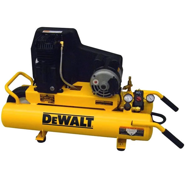 Dewalt DXCMTA1980854 1.9 HP 8 Gallon Oil-Lube Twin Tank Wheelbarrow Air Compressor 1 Dewalt DXCMTA1980854 1.9 HP 8 Gallon Oil-Lube Twin Tank Wheelbarrow Air Compressor